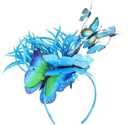 Feather Headband Fascinator - Image 4