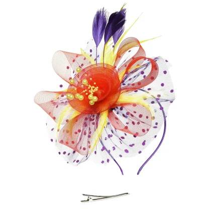 Graceful Mesh Veil Fascinator