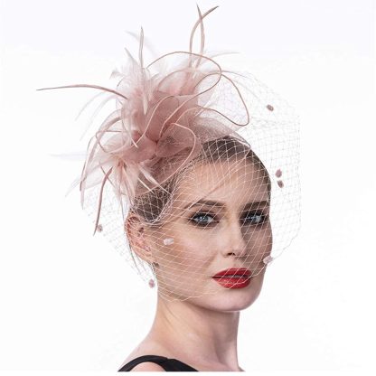 Decorative Feather Fascinator - Image 5