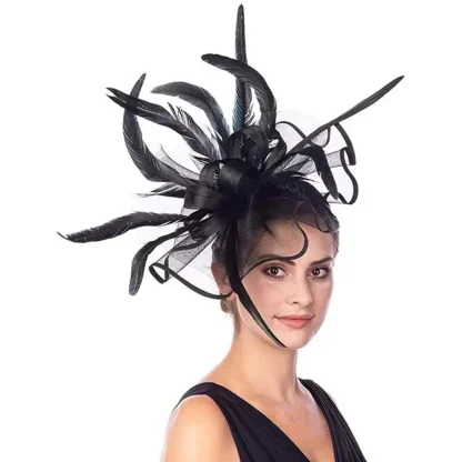 Classic Wedding Fascinator - Image 3