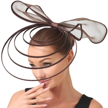Flower Hair Clip Fascinator - Image 3