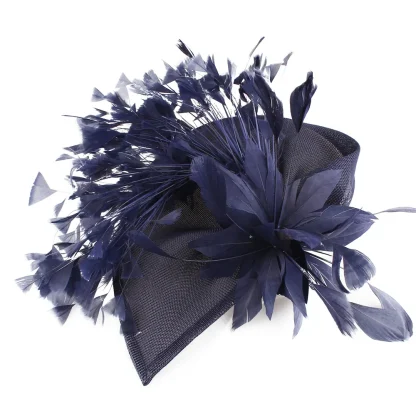 Feathered Headpiece Fascinator - Image 7