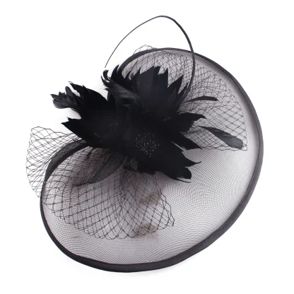 Trendy Floral Veil Fascinator - Image 5
